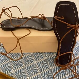 Loeffler Randall Jude Timber Wrap sandal